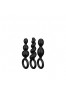 Booty Call 3 pcs - Noir Plug anal Satisfyer 