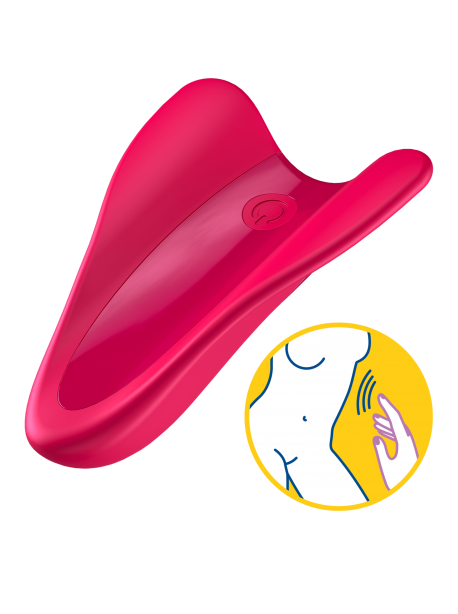 Grossiste sextoys : Stimulateur rouge Satisfyer Hi Fly