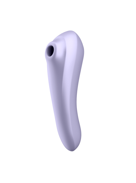 Grossiste sextoys : Stimulateur connecté mauve Satisfyer Dual Pleasure 