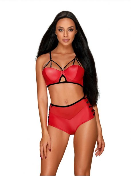 Leatheria Ensemble 2 pcs - Rouge