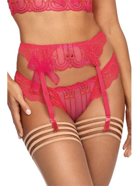 V-9552 Porte jarretelles - Rouge