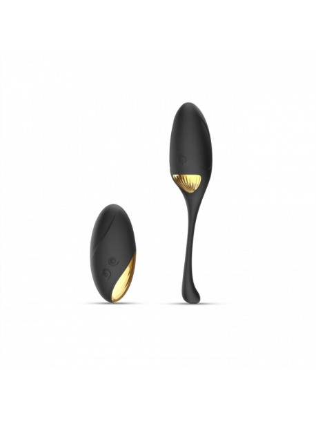 Vibrating Egg Dorcel Secret Orgasm - Black and Gold