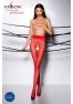 TI001R Collants ouverts - Rouge 