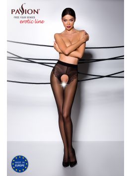 TI006B Collants ouverts - Noir