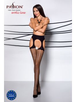 BS002 Garter Stocking - Black