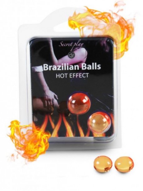 Hot effect brazilian balls Boules brésiliennes de massage erotique effet chaud