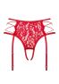 855-GAR-3 Garter Belt - Red