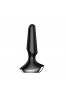 Plug anal vibrant connecté Satisfyer Plug-ilicious 2 noir distribué par Tendance Sensuelle