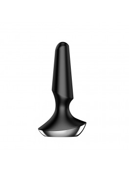 Plug anal vibrant connecté Satisfyer Plug-ilicious 2 noir distribué par Tendance Sensuelle