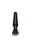 Plug anal vibrant connecté Satisfyer Plug-ilicious 2 noir distribué par Tendance Sensuelle