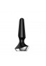 Plug anal vibrant connecté Satisfyer Plug-ilicious 2 noir distribué par Tendance Sensuelle