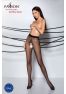 TIOPEN 010 Collants ouverts 20 den - Noir