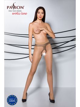 TIOPEN 010 Collants ouverts 20 den - Beige