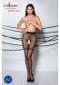 TIOPEN 011 Crotchless Tights 20 den - Black