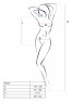Body en maille rouge BS035 de la marque Passion Lingerie