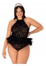 Costume de servante noir Frilles de la marque Obsessive Lingerie