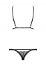 Ensemble 2 pcs ouvert noir de la marque Obsessive