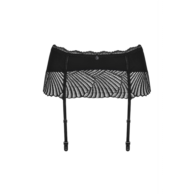 Tendance Sensuelle Black garter belt Klarita from the brand Obsessive