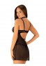 Babydoll noir Elizenes de la marque Obsessive