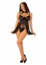 Babydoll noir Elizenes de la marque Obsessive