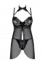 Babydoll noir Elizenes de la marque Obsessive