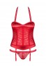 Flameria Corset + string - Rouge