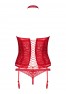 Flameria Corset + string - Rouge