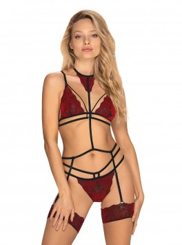 Sugestina 3 pcs set - Burgundy