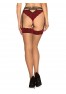 Sugestina Stockings - Burgundy