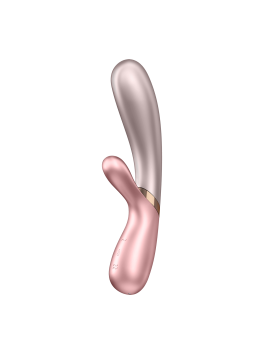 Vibromasseur rabbit chauffant Satisfyer Hot Lover pink distribué par Tendance Sensuelle