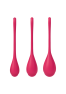 Boules de Geisha - Yoni Power 1 - Satisfyer - Set de 3 - rouge