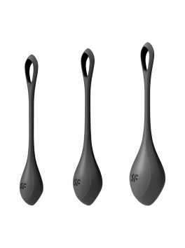 Yoni Power 2 - Satisfyer - set of 3 - Black