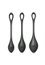 Boules de Geisha - Yoni Power 2 - Satisfyer - Set de 3 - Noir