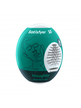 Masturbator Egg Single Naughty - Turquoise
