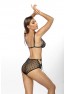 Amelie ensemble sexy noir de la marque Anais Apparel