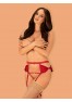 Red thong Rubinesa from the brand Obsessive