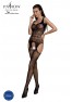 Bodystocking en resille ecoligique noire ECO BS005 de la marque Passion Lingerie