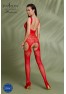 Red ecological bodystocking ECO BS005 from the brand Passion Lingerie