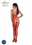Red ecological bodystocking ECO BS008 from the brand Passion Lingerie