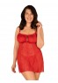 Blossmina nuisette et string - Rouge