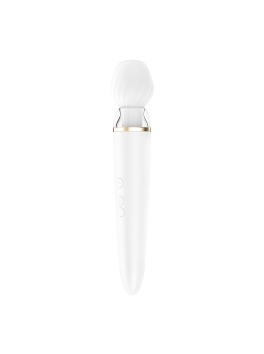 Double Wand-er White Massage from Satisfyer distributed by Tendance Sensuelle