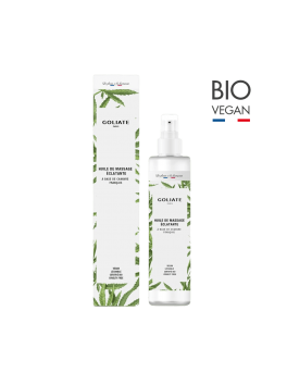 Glowing Massage oil - french hemp - 100 ml - Bio Vegan Edible