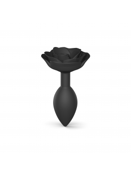 Plug Open Roses L - Black Onyx