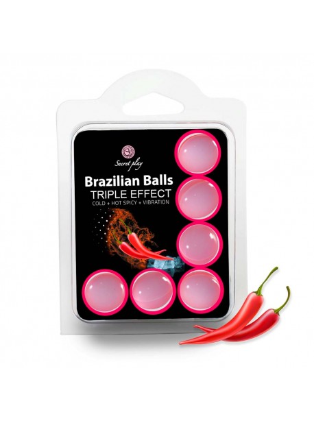 6 Brazilian Balls "Triple effect"
