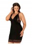 Vanessme chemise + thong - Black