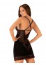 Vanessme chemise + thong - Black