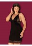 Vanessme chemise + thong - Black