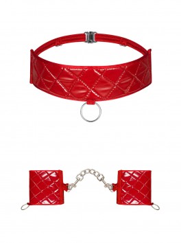Hunteria Menotte et Collier - Rouge