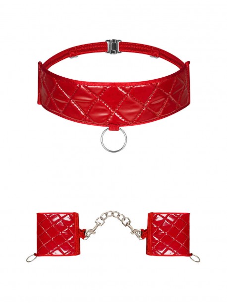 Hunteria Menotte et Collier - Rouge