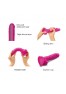 Sliding Skin - Dildo réaliste - Fuchsia